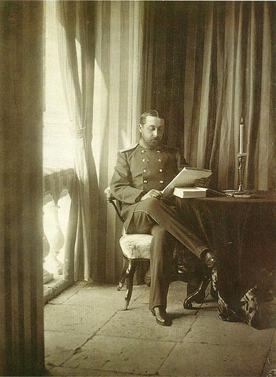 Принц Альфред, герцог Эдинбургский. Фотография Андрея Осиповича Карелина. 15 августа 1875 г.