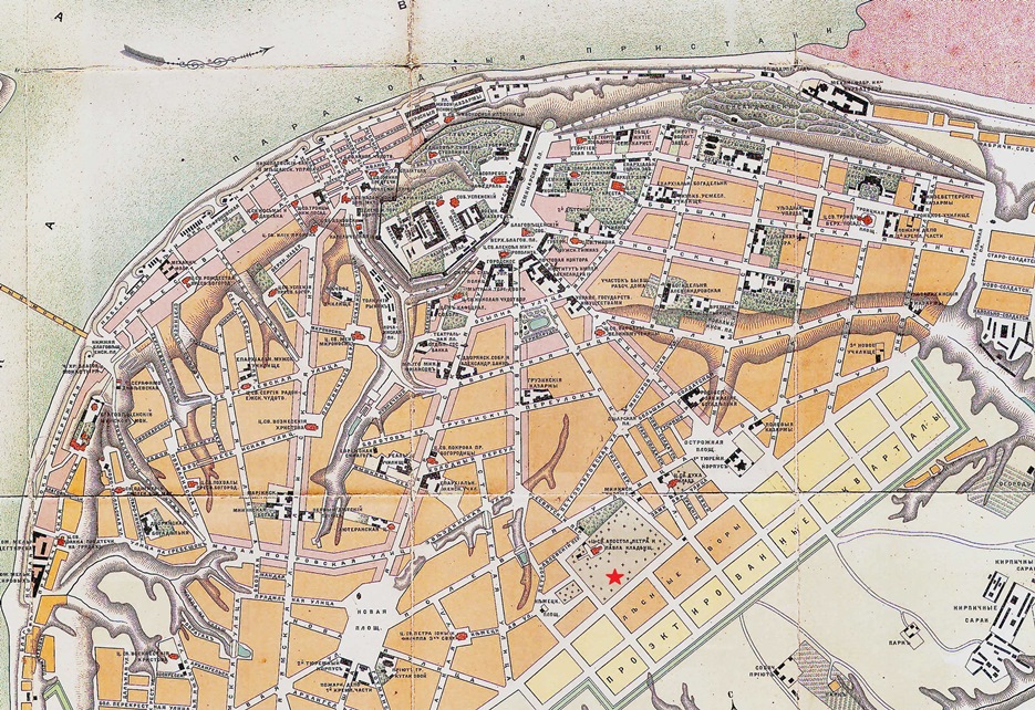 План города Нижнего Новгорода 1893